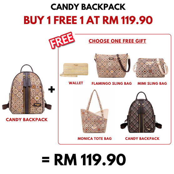 CANDY BACKPACK - BATIK BD, BEIGE